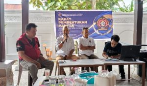 Rapat Pembentukan Panitia Konferensi PWI Sidrap 2025 