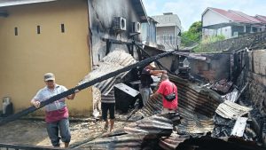 Nyaris Ludes, Satu Unit Rumah di Perumahan Bungo Persada Indah Dilalap Api