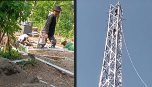 Pembangunan Tower Telekomunikasi di Cetembong Diduga Abaikan K3 dan tidak Ada Identitas Perusahaan