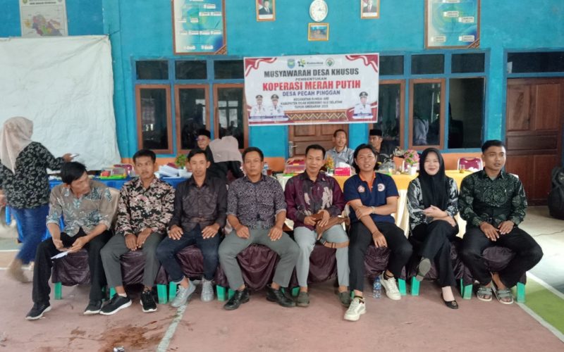 Desa Pecah Pinggan Sepakati Pembentukan Koperasi Desa Merah Putih