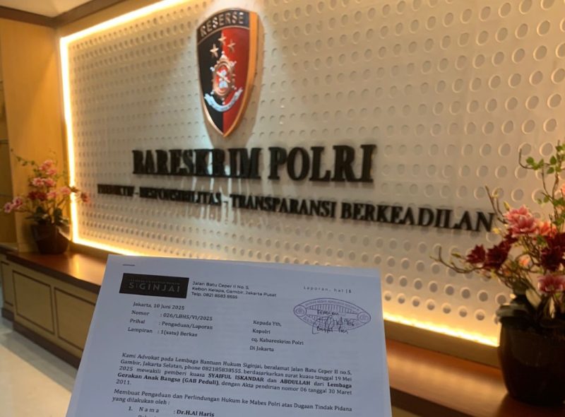 Diduga Langgar Prosedur Kerja Sama BOT, Gubernur Jambi Dilaporkan ke Mabes Polri